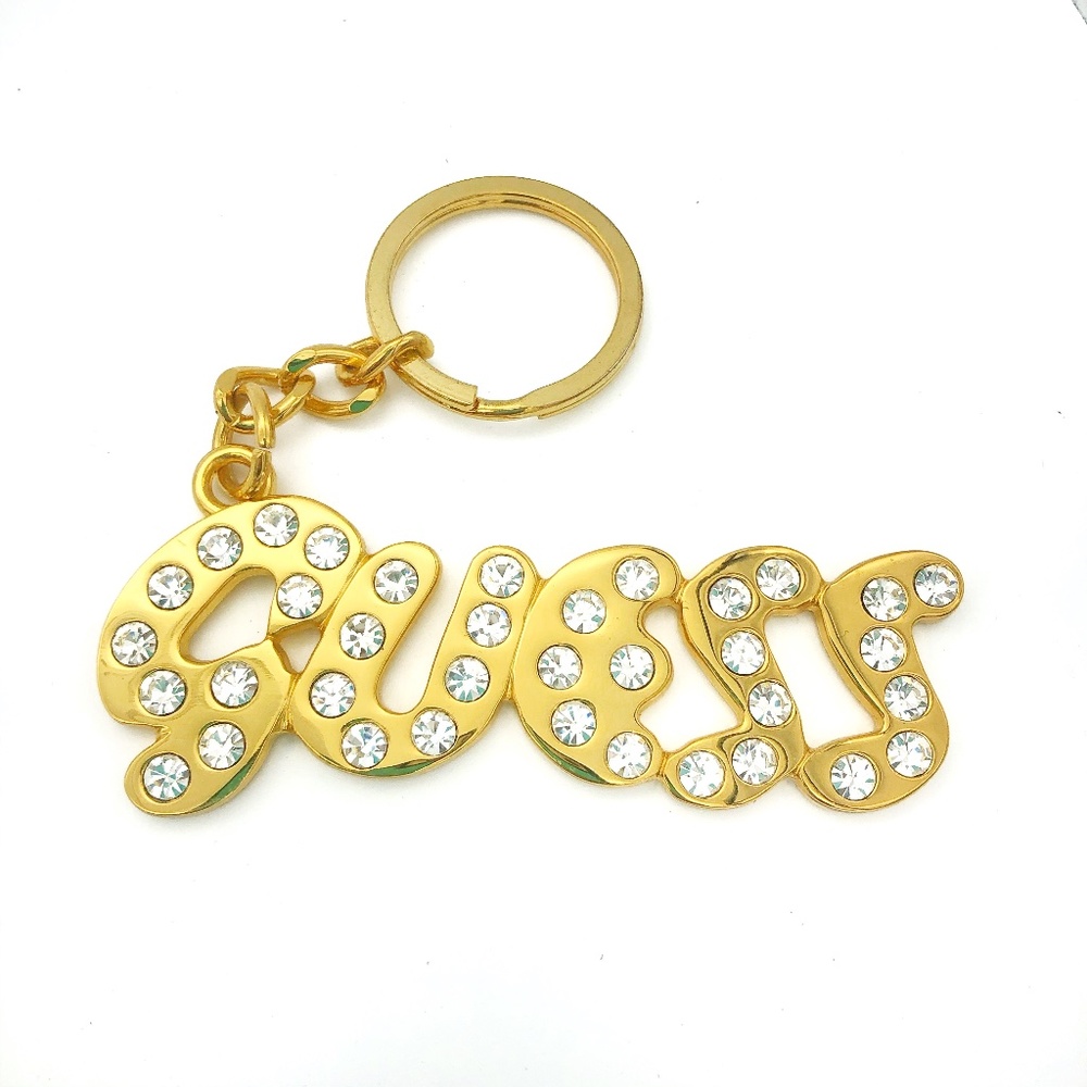 Guess Keychain With Bling